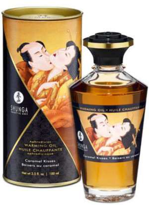 Huile chauffante caramel comestible 100ml - CC812011